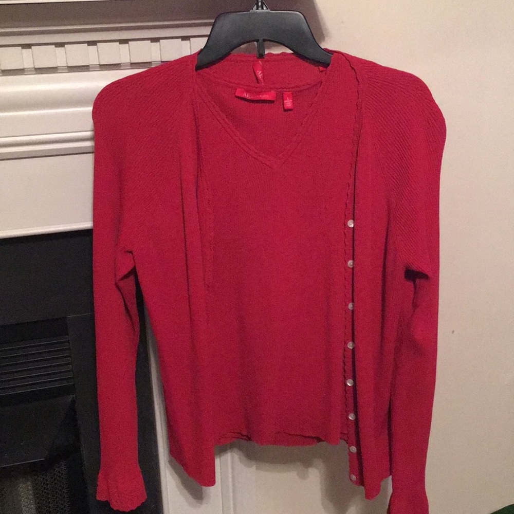 Cardigan with tank